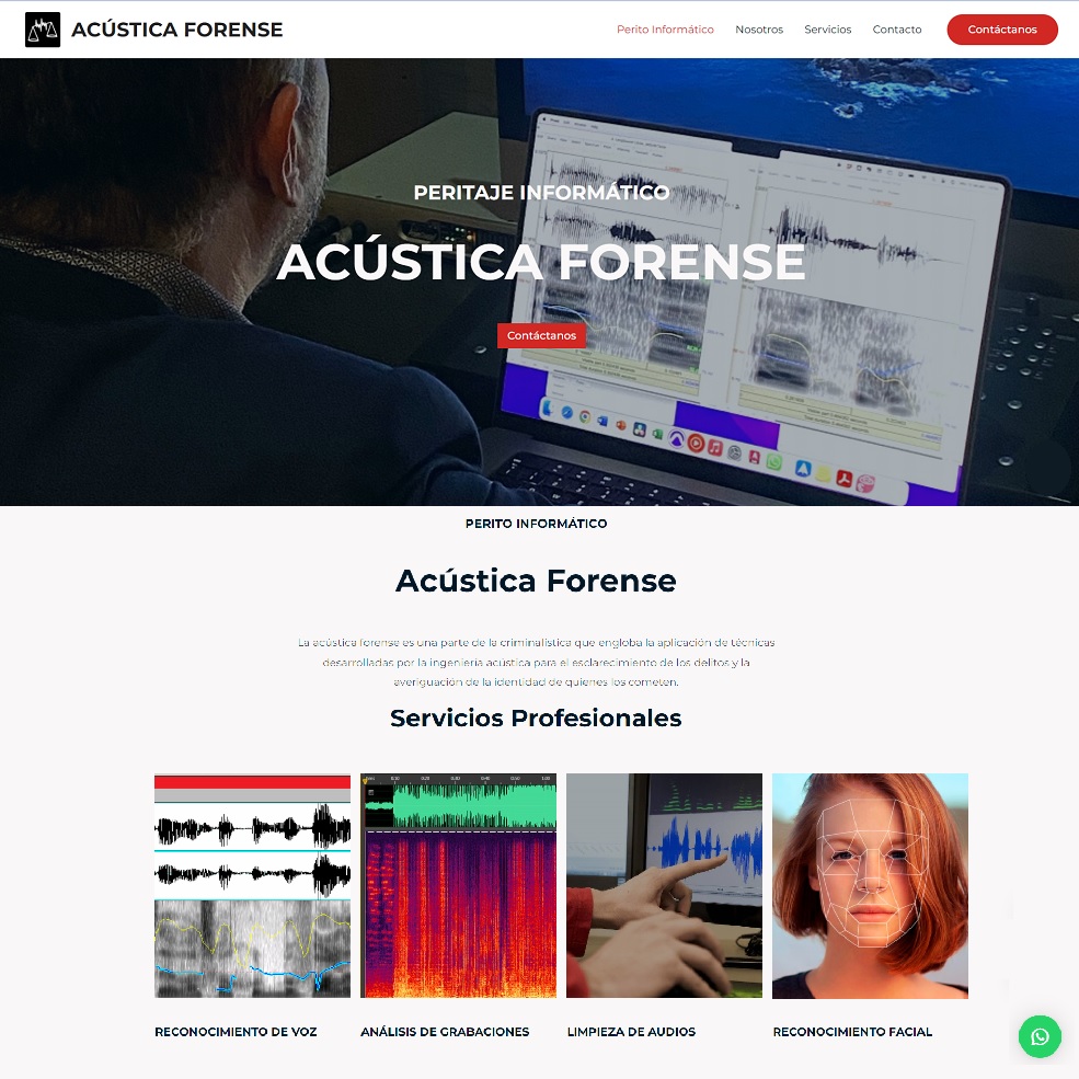acustica forense web