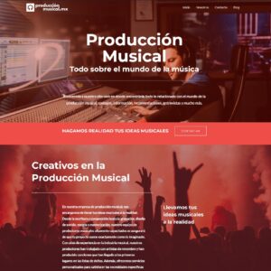 produccion musical web