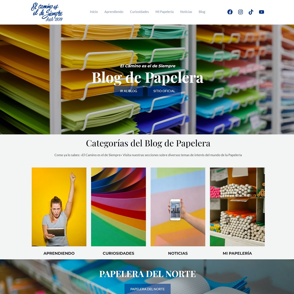 Blog de papelera web