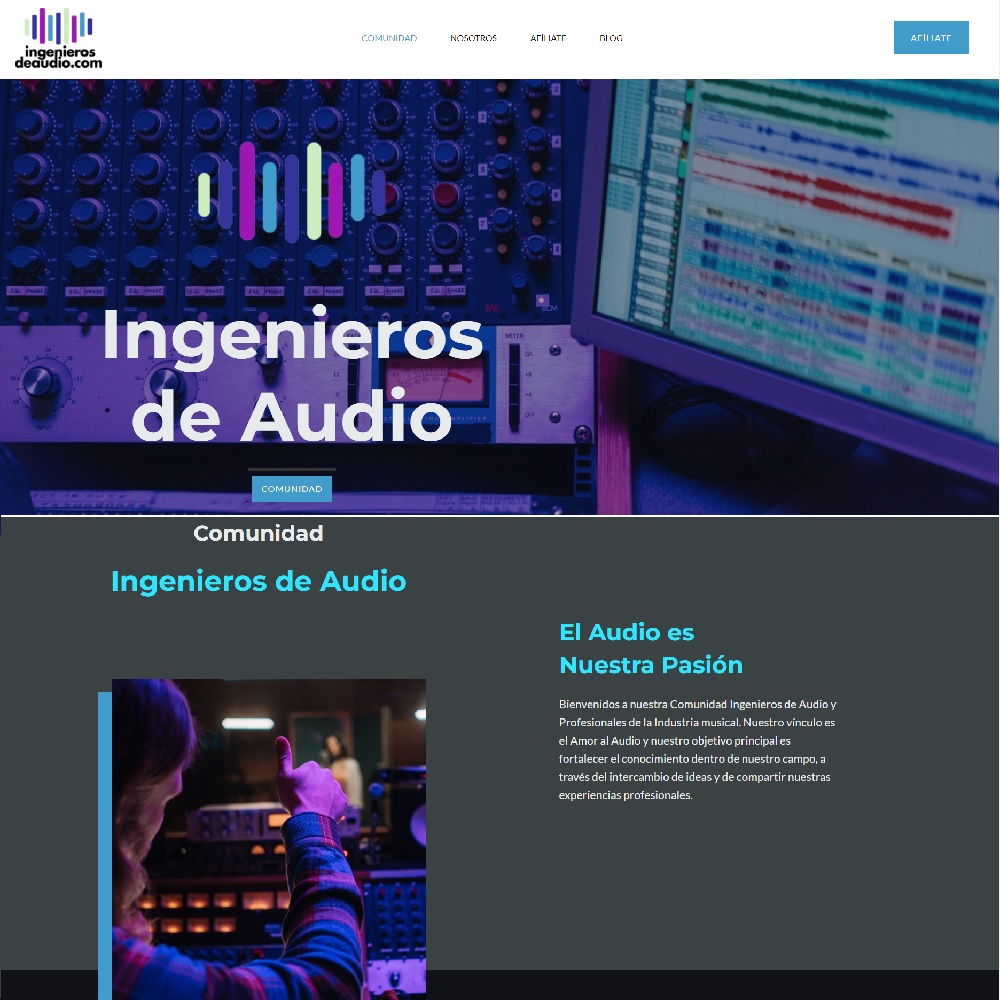 Ingenieros de Audio web