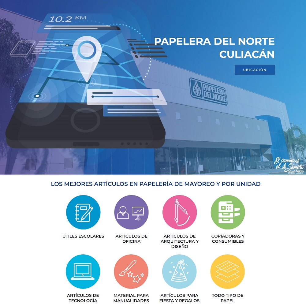 Papelera del Norte web
