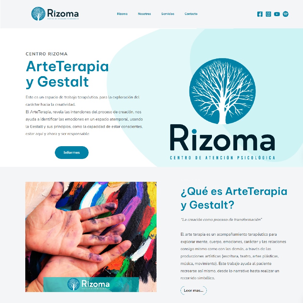 Arteterapia y gestalt página web