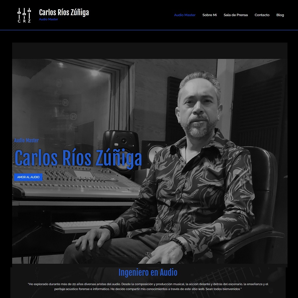 Carlos Ríos Zuñiga página web