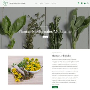 Plantas Medicinales Mexicanas página web